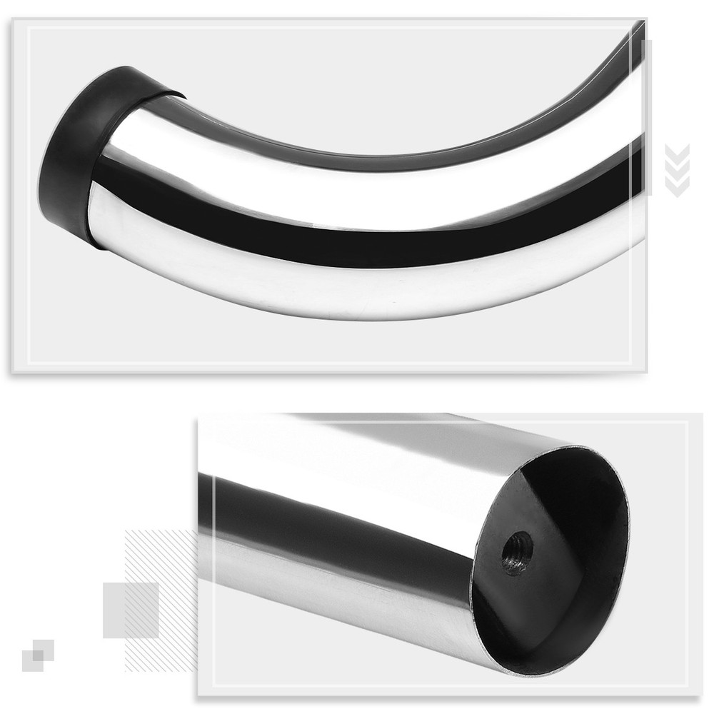 For 00-19 Silverado/Sierra Regular Cab 3"Side Step Nerf Bar Running Board Chrome