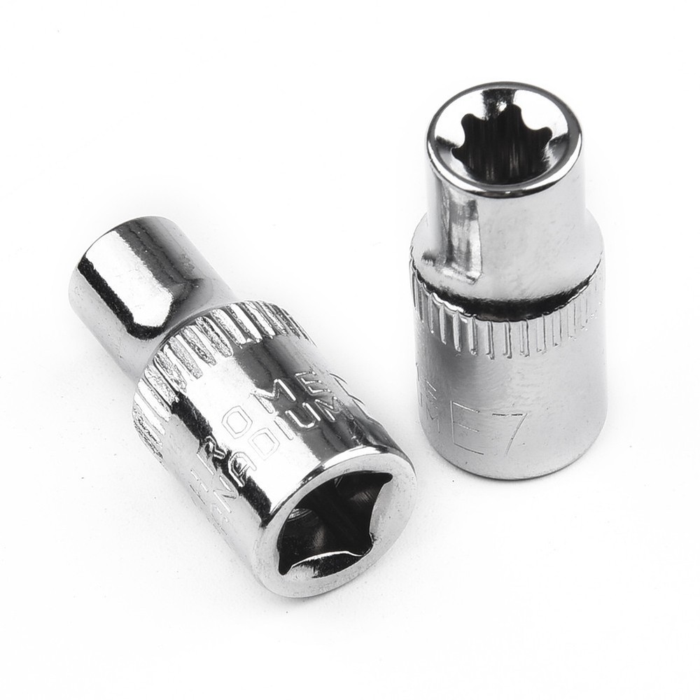 Supplies Drive Sockets Star Silver Steel E4 E5 E6 E7 E8 E10 6pcs High quality