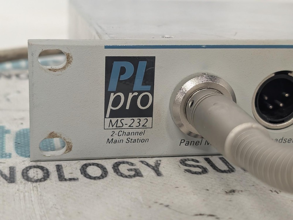 Clear-Com Intercom Beltpack & Headset System - 9x TW502 TWC-10A PL Pro MS-232