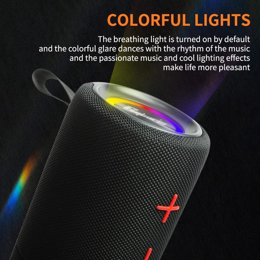 2 in 1 Portable Splittable 40W Dual Bluetooth Speaker, Waterproof Split...