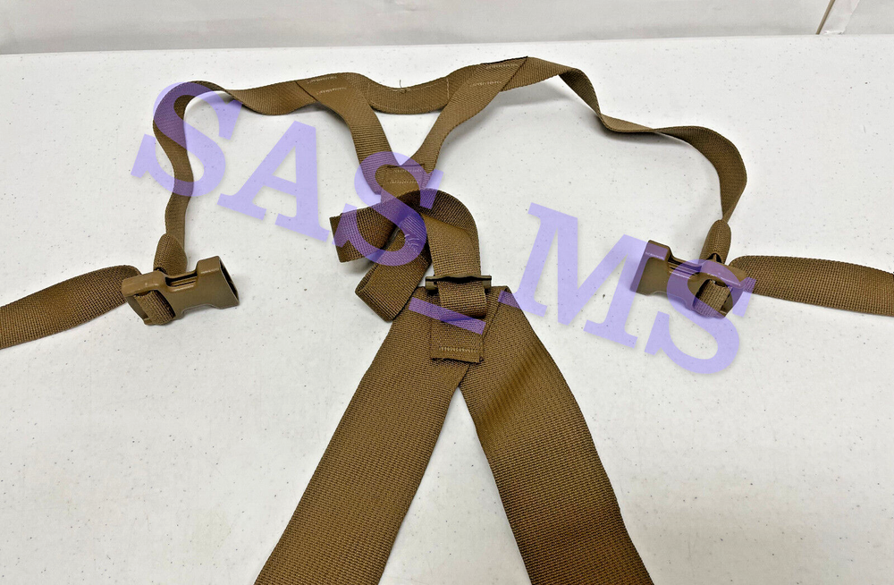 2X USMC COYOTE CHEST RIG TACTICAL ASSAULT PANEL HARNESS ASSEMBLY SHOULDER STRAP
