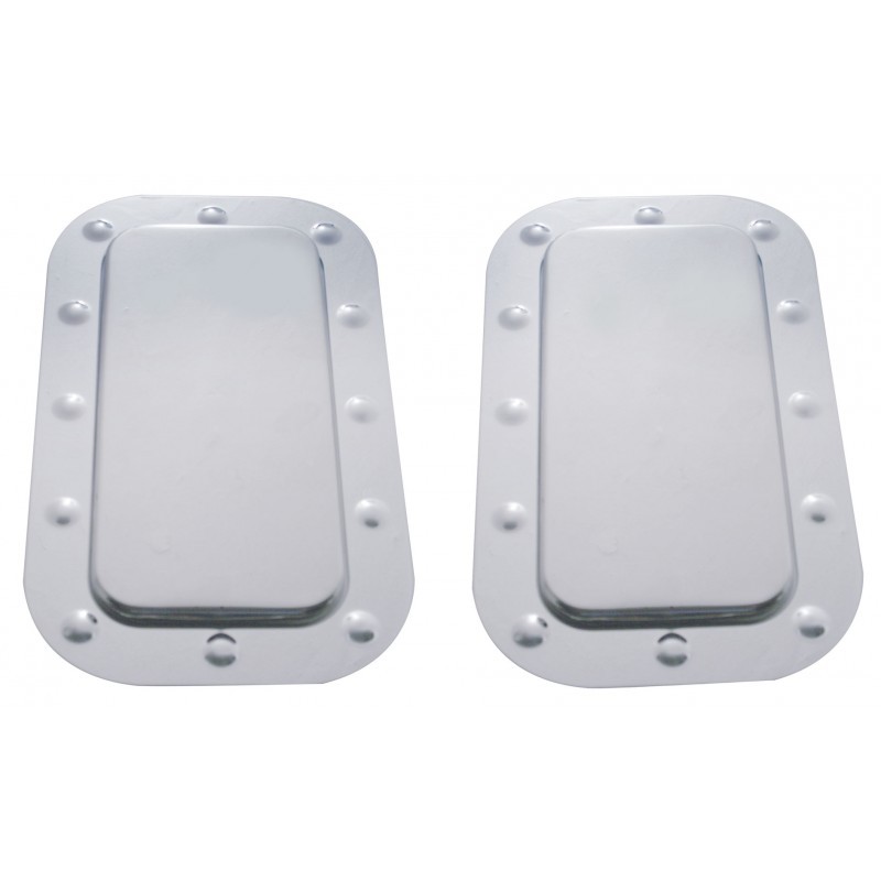 🚛 Peterbilt Sleeper Air Vent Door Cover Kit – Dimple Trim Set –