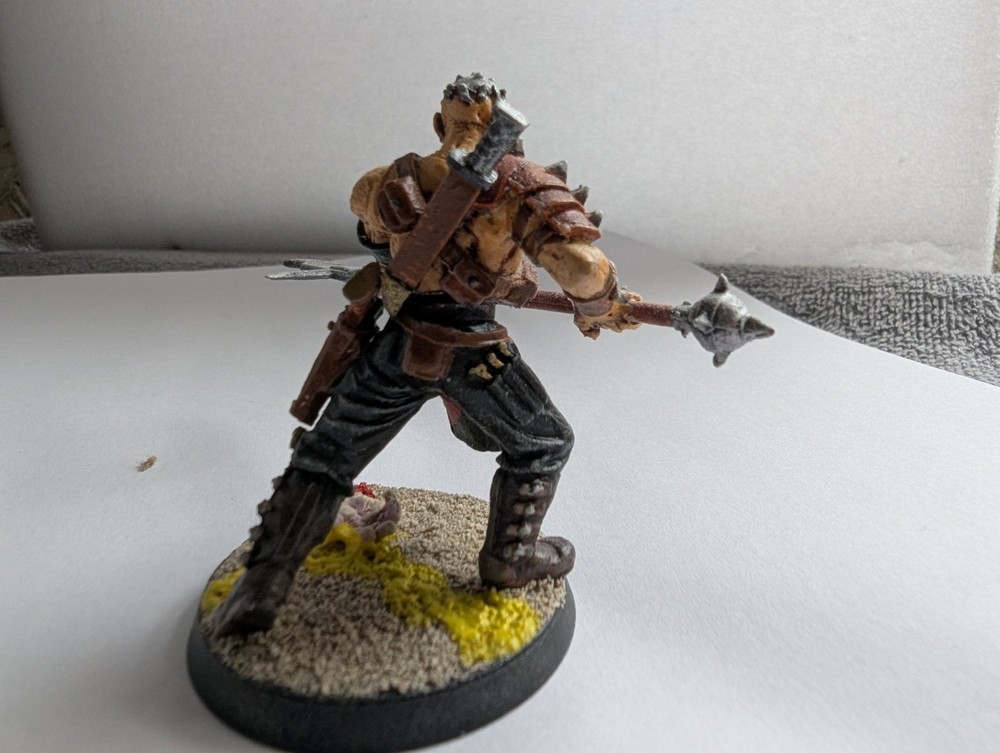 Games Workshop Warhammer 40K 54mm Inquisitor Sergeant Stone Painted OOP