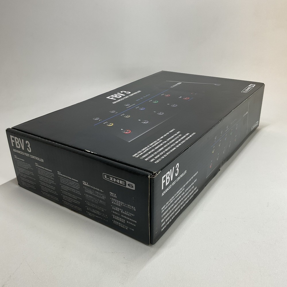 Line 6 FBV 3 Advanced Footswitch NEW Amp Foot Controller Pedalboard Open Box