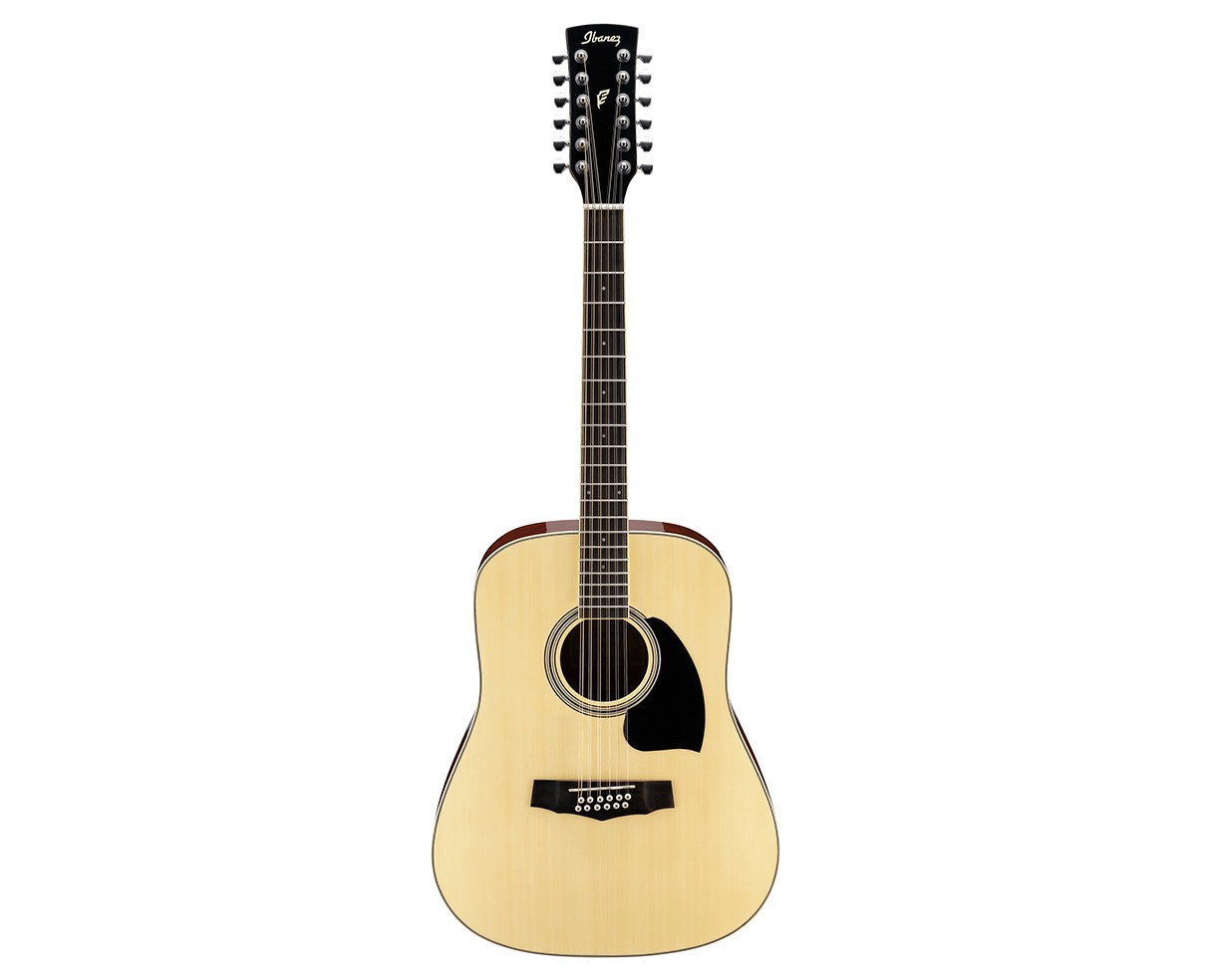 Ibanez PF1512 12-String Dreadnought Acoustic Guitar - Natural