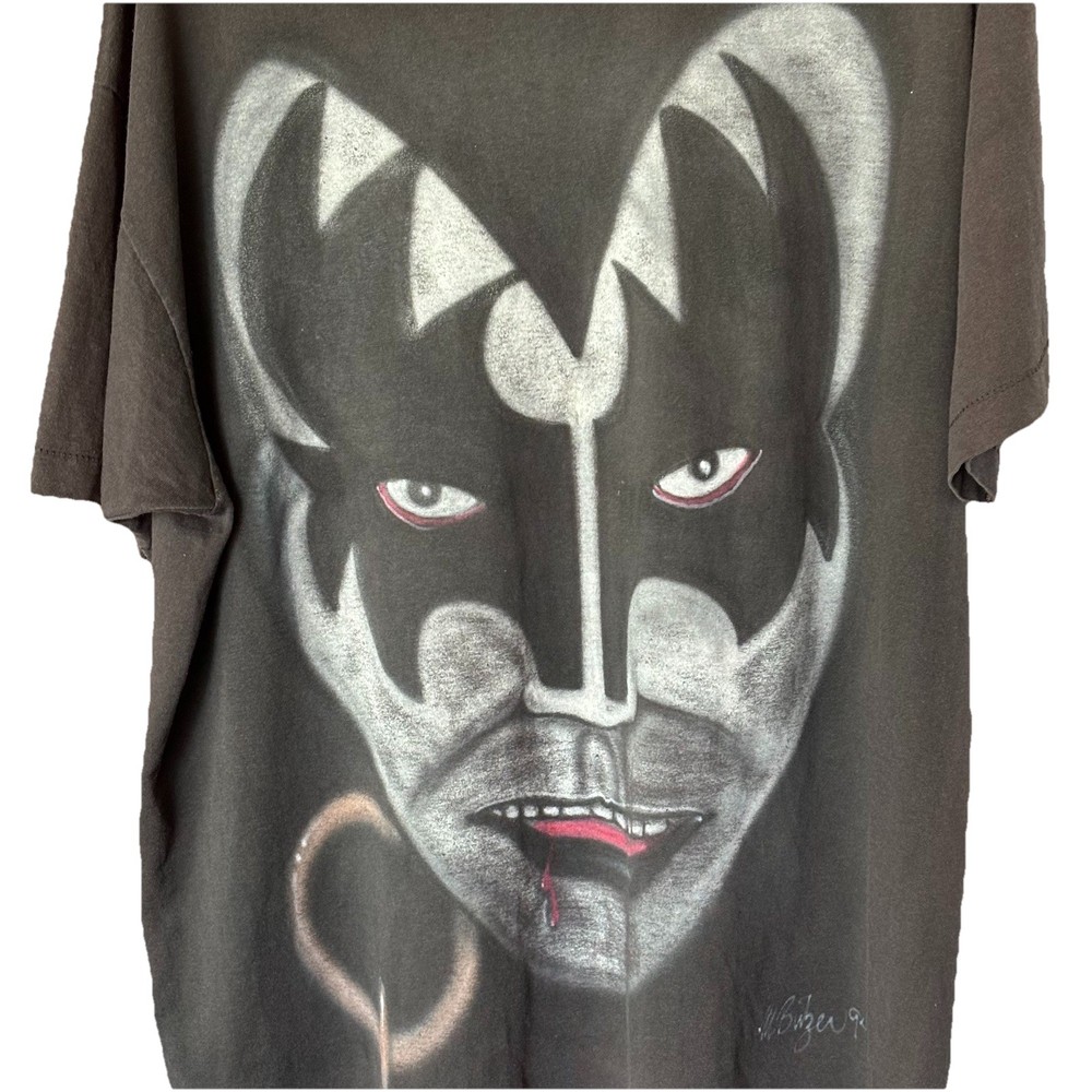 1994 Kiss XL  Rare Signature Unknown Single Stitch