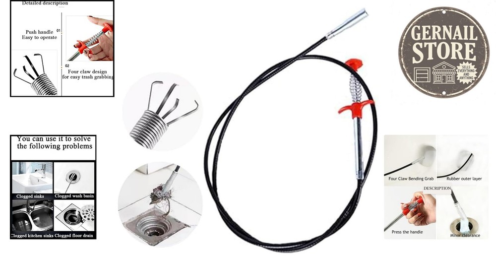 Ergonomic 24-Inch Extendable Grabber with Rust-Resistant Claws for Easy Clean-Up