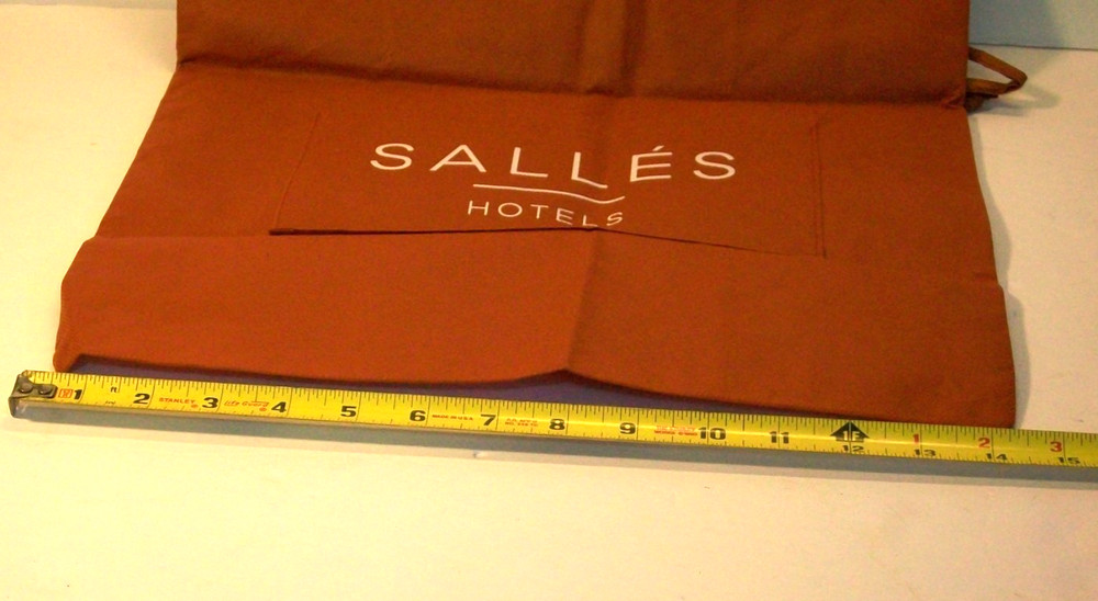 Hotel Salles non woven drawstring bag- Orangish