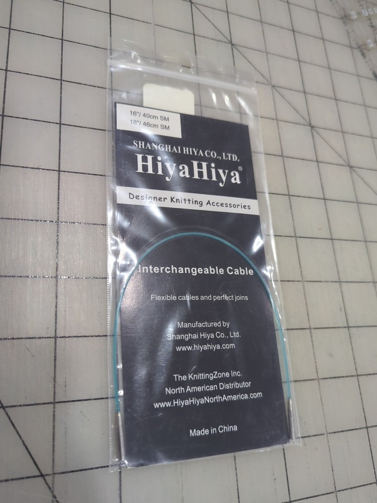 HiyaHiya Interchangeable 16" Cable Small Connector Blue