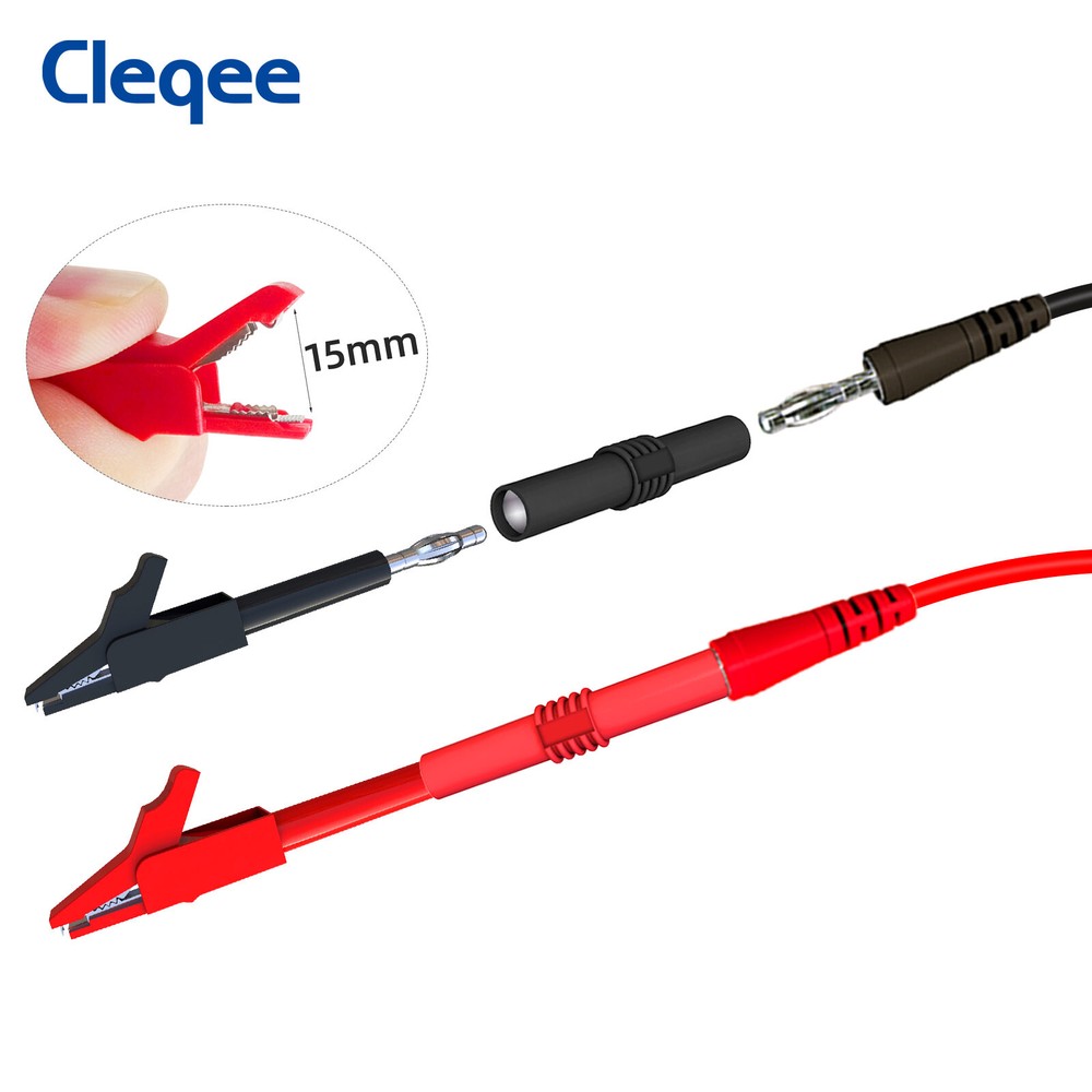 Back Probe Set Multimeter Test Leads Kit with Replaceable Probes Set Banana Plug