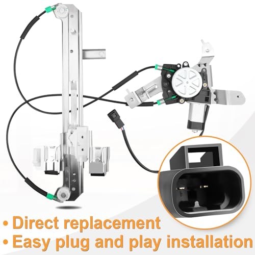 Power Window Regulator with Motor Assembly Replacement for Rear Driver Side