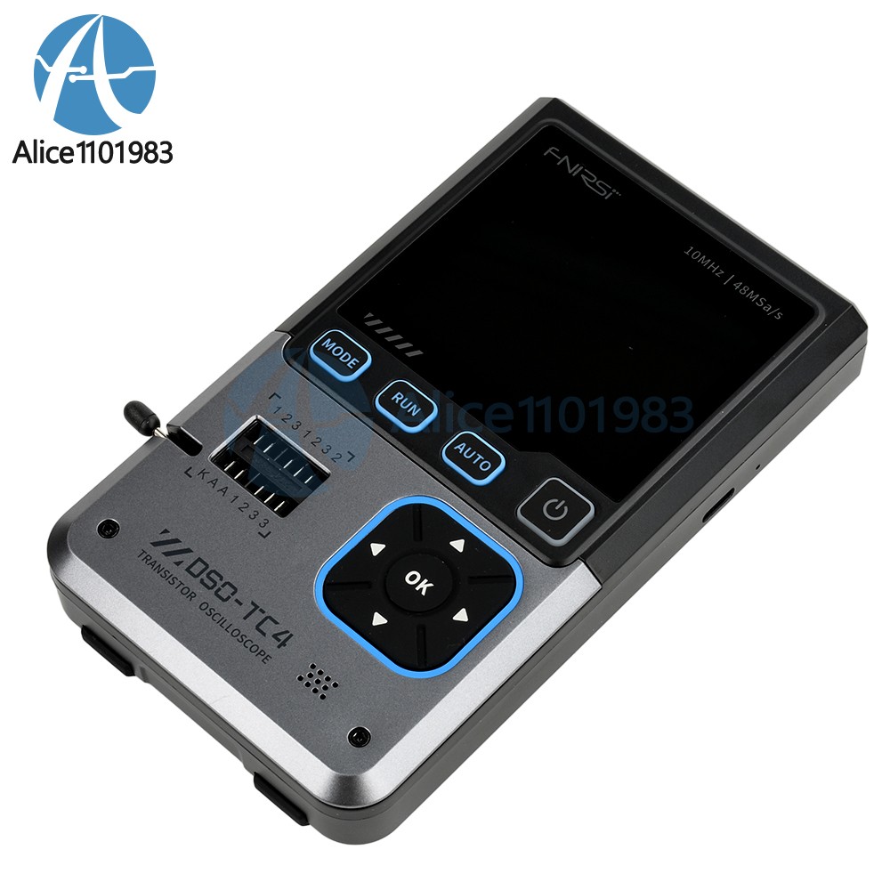 DSO-TC4 Oscilloscope Transistor Tester Electronics Component Tester 10MHz 48Ms/s