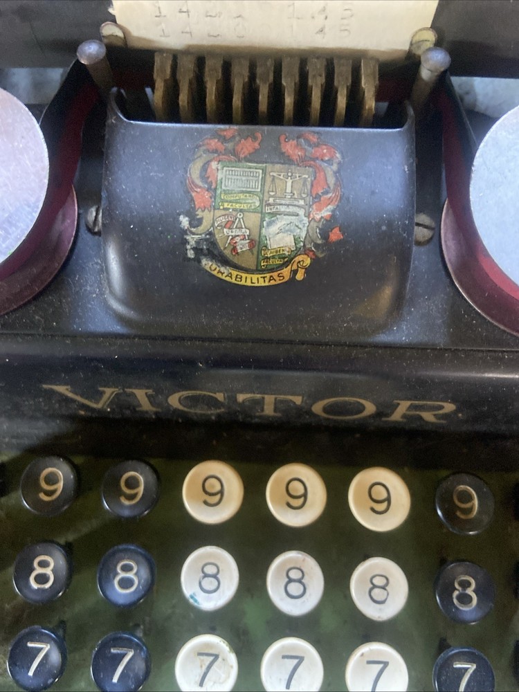 Vintage Victor Manual Adding Machine Vintage Adding Machine