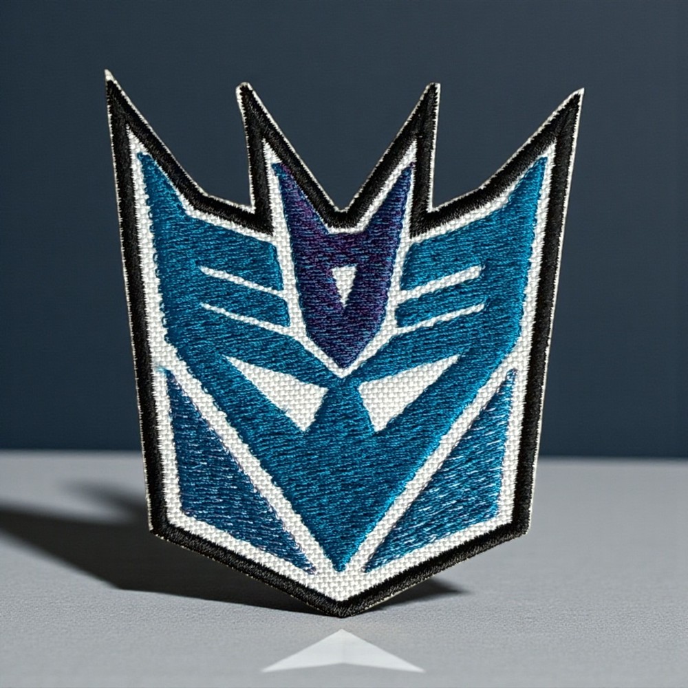 Decepticon Embroidery Patch 3.52" X 3.11"