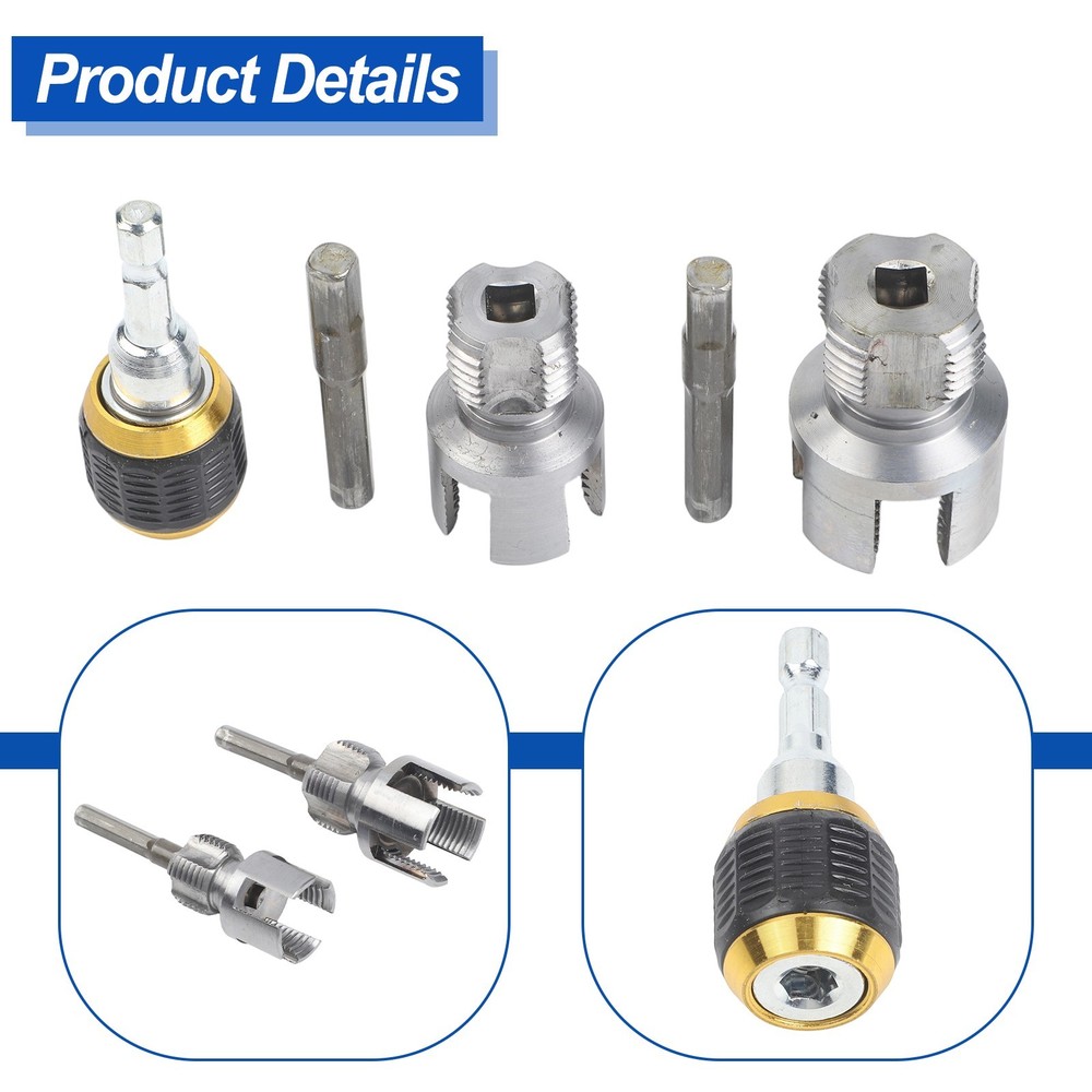 Thread Cutting Tool Hexagonal Shank Coupling Integrated 1-Piece Design