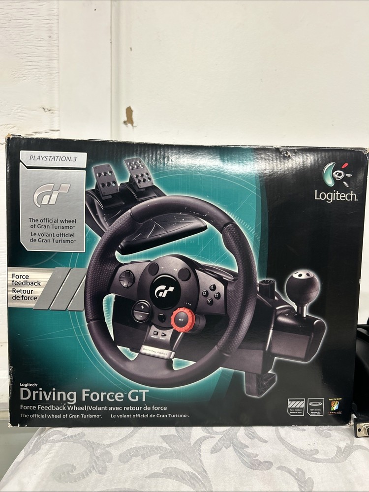 Logitech Driving Force GT Steering Wheel with Pedals for PC, PS2, PS3
