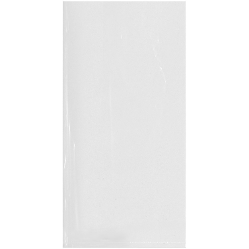 Plymor 6" x 12", 4 Mil Flat Open Clear Plastic Poly Bags
