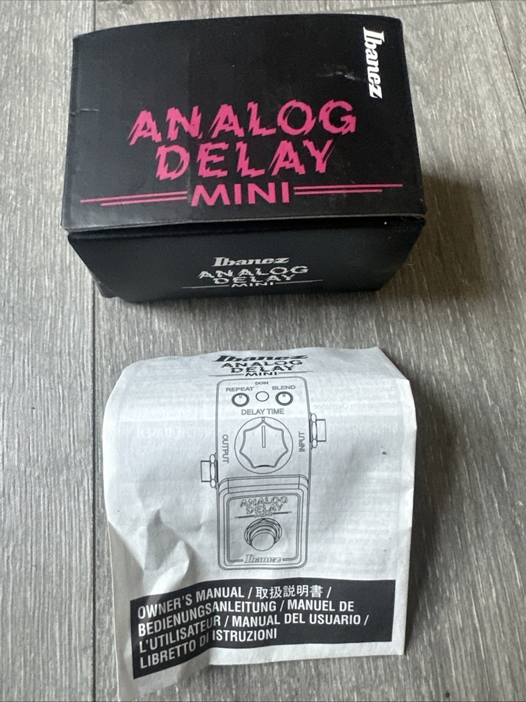 Ibanez Analog Delay Mini Guitar Pedal - BOX ONLY!