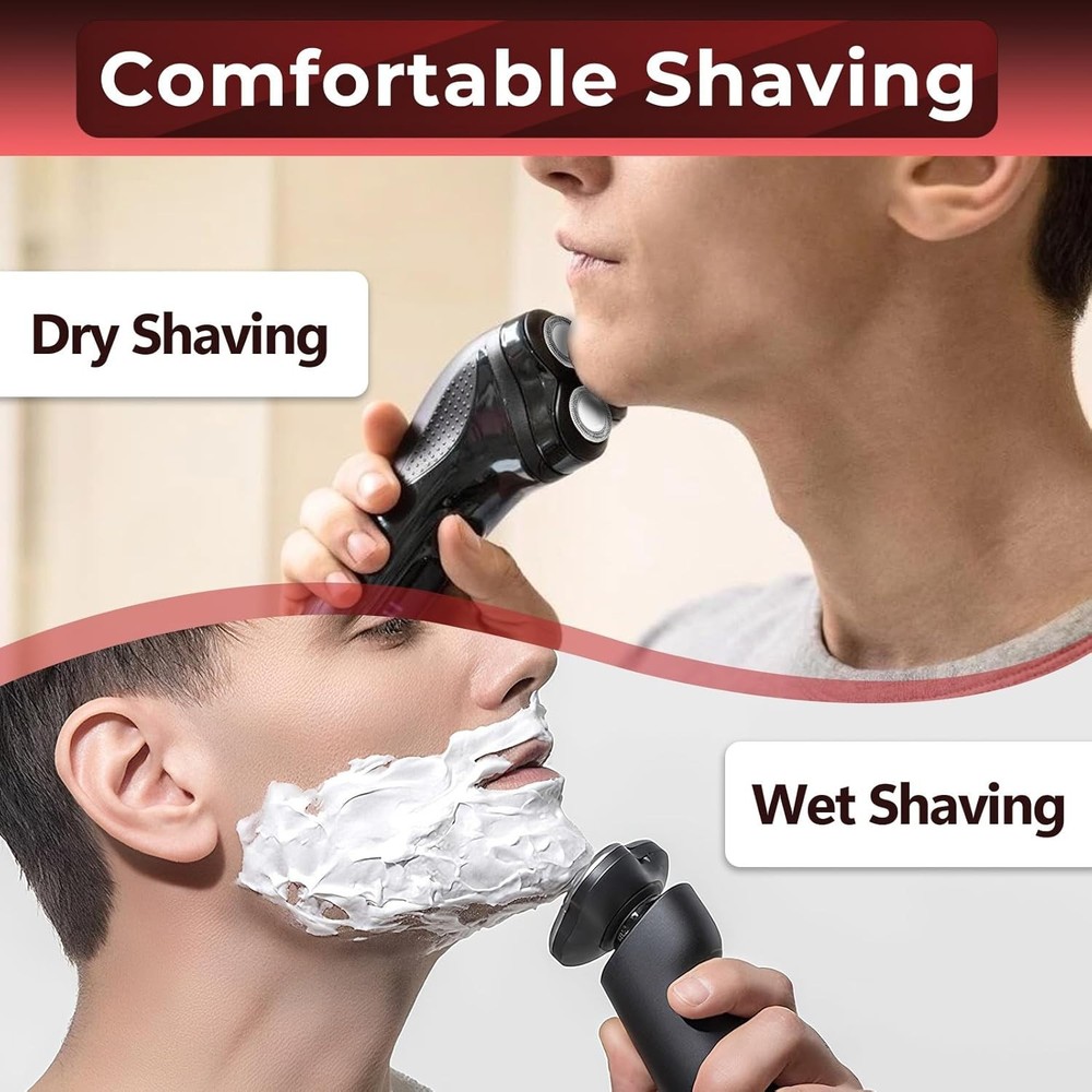 Precision Dual-Ring Blade Replacement Heads (8 Pack) for Norelco Shavers