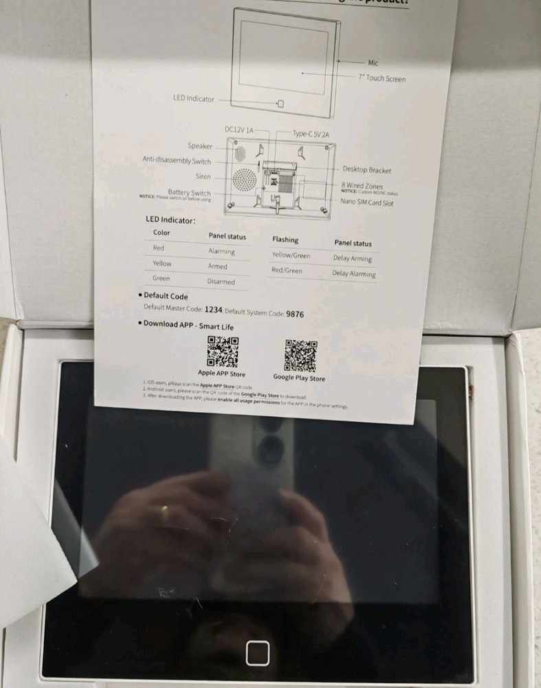 wireless wifi home alarm kit