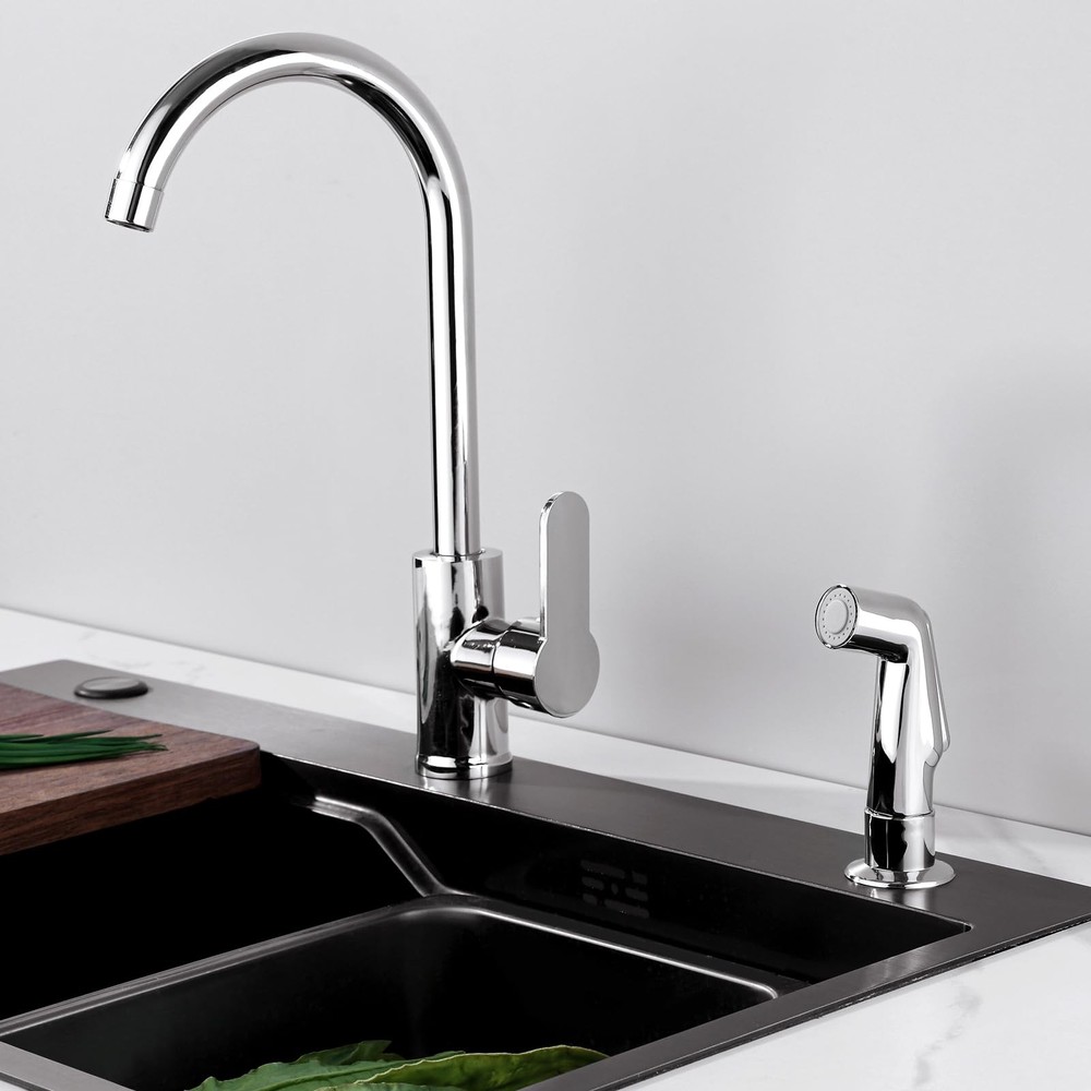 Universal Fit Sink Sprayer Replacement, - Chrome