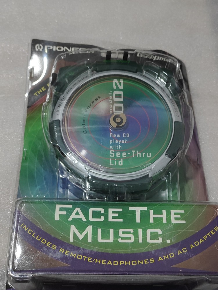 New Old Stock, Untested, Pioneer Loopmaster PCD-002 Clear Portable CD Player