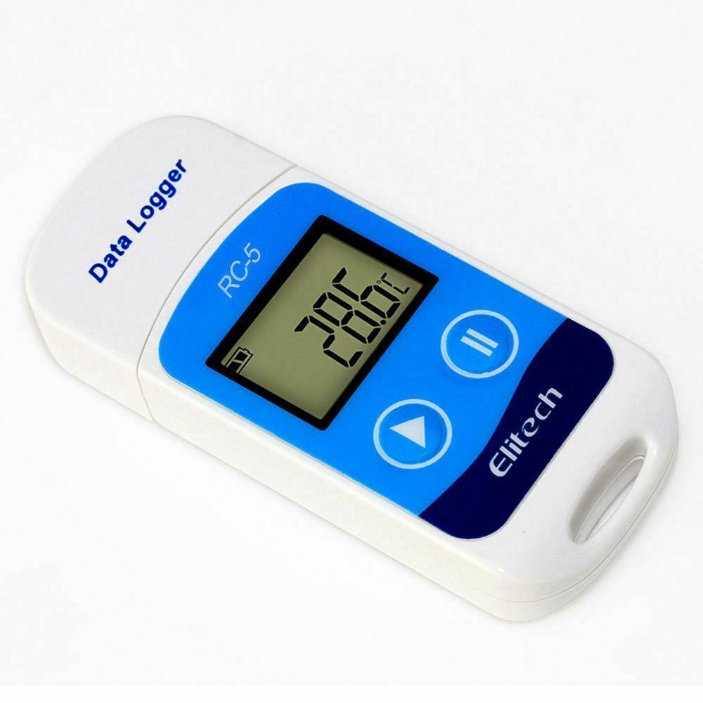 Elitech RC-5 USB Reusable Temperature Data logger Temp Recorder with PDF Report