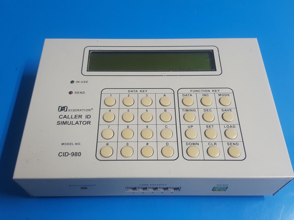 Prodigit-Electronics CID-980: Caller ID Simulator (021A)