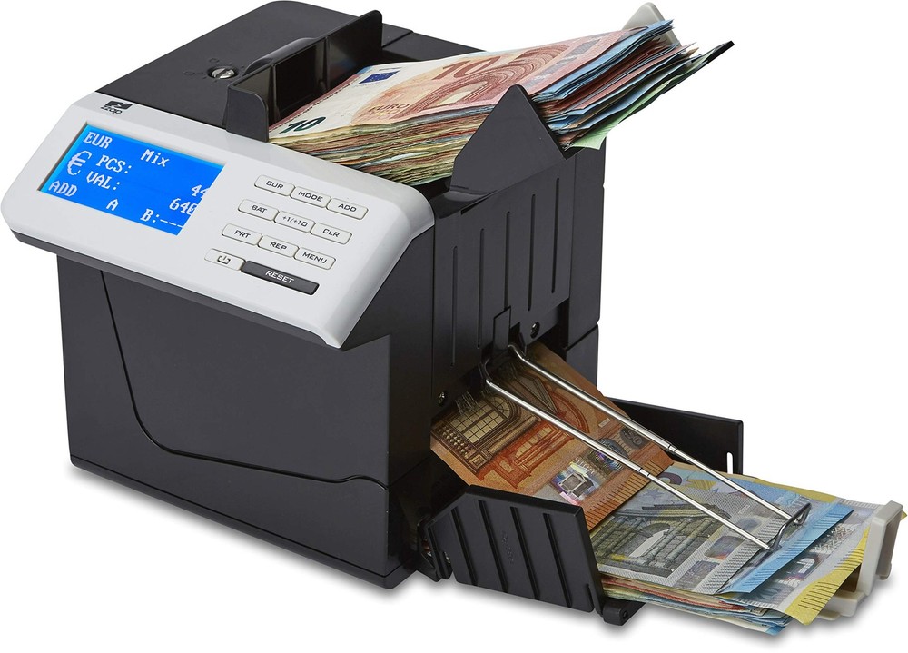 ZZap D50i Mixed Denomination Bill Counter & Counterfeit - Machine CIS Value