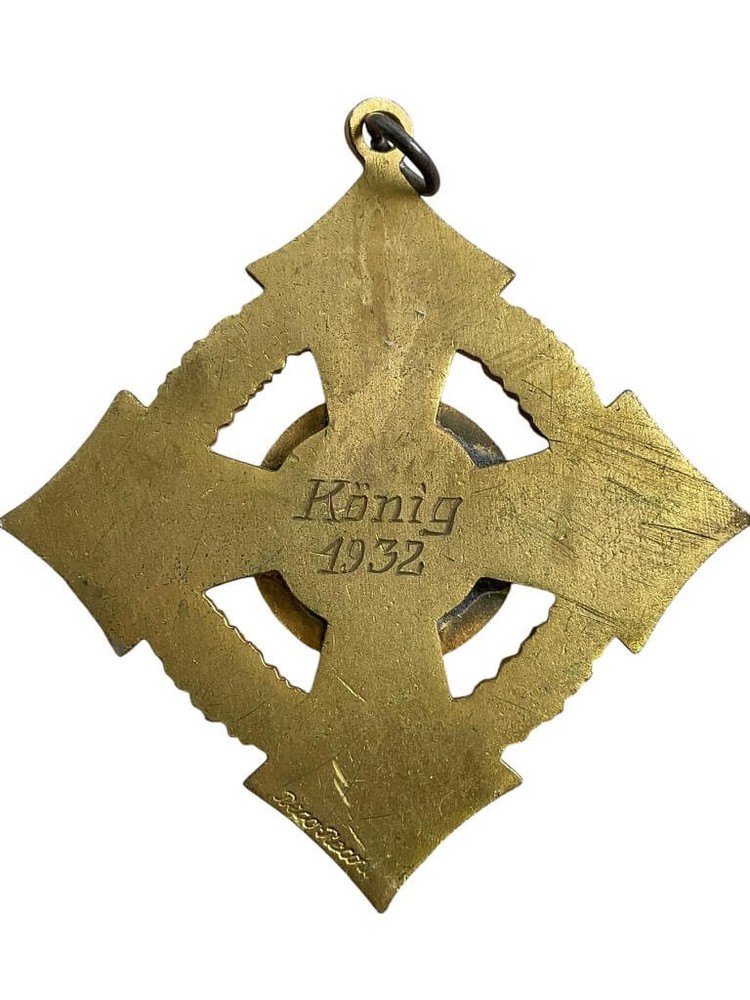 German Hunting Medal Dated 1932 Full Size