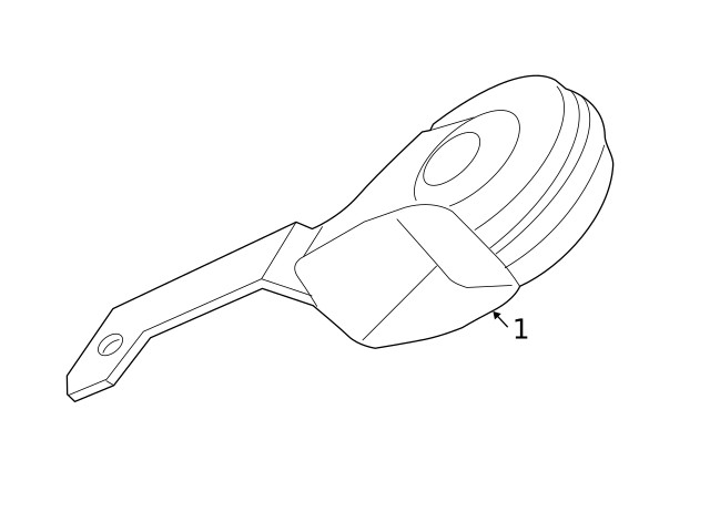 Genuine Volvo Low Note Horn 32285631