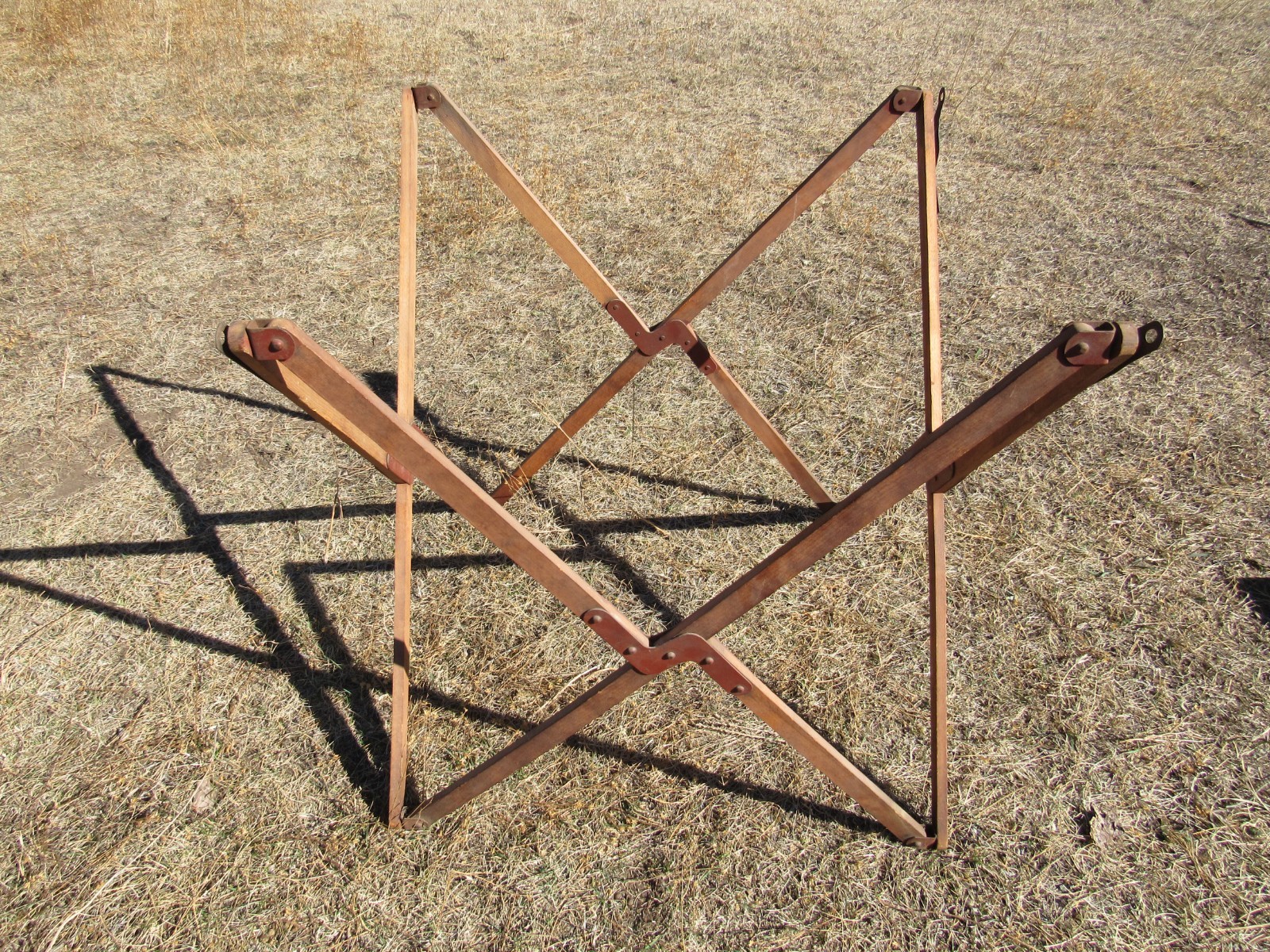 Civil War Original Officers Campaign Folding Mess Table 1860s