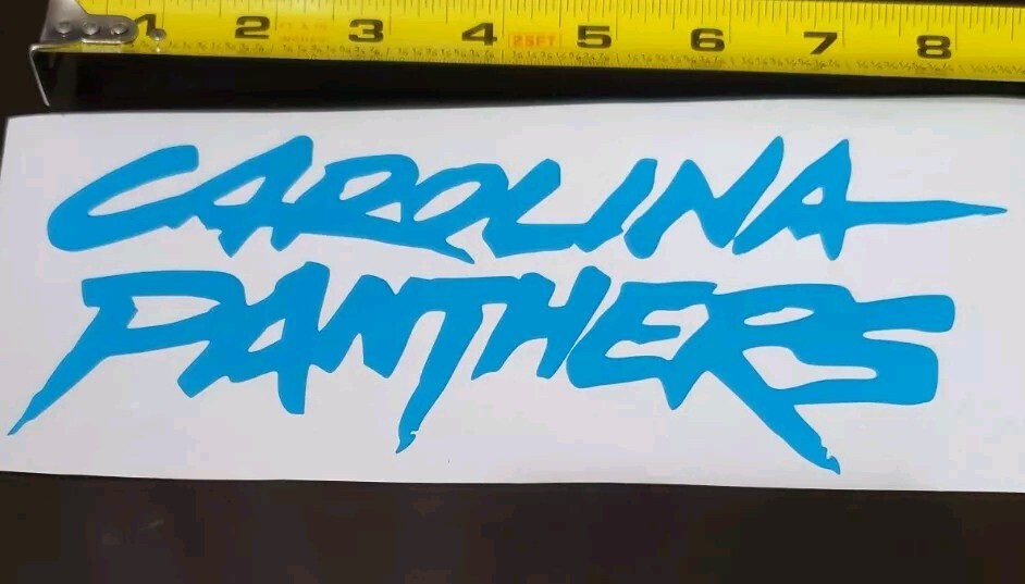 Carolina Panthers decal stickers