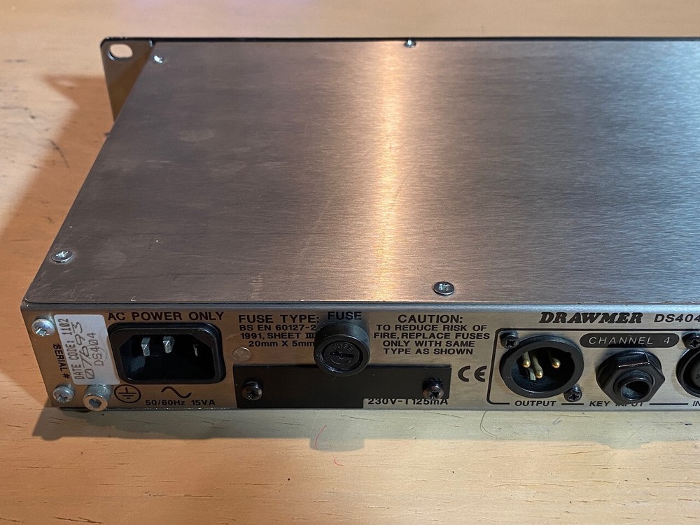 Drawmer DS404 Quad-Gate - 4 Channel Noise Gate