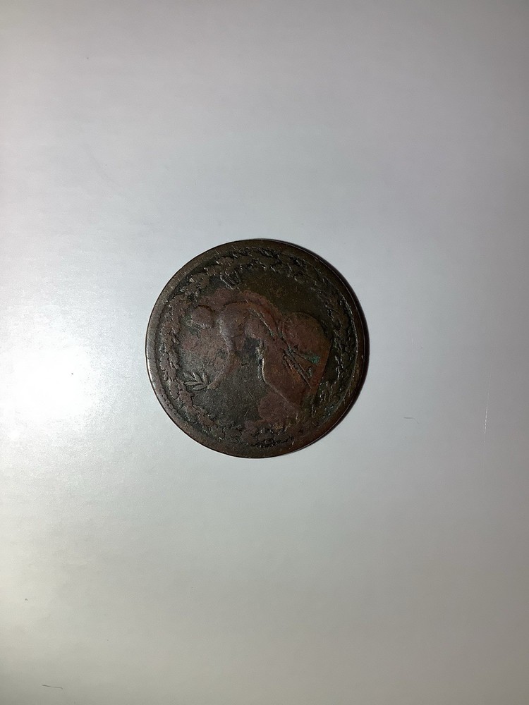1814 Canada Half Penny Token Spread Eagle Early Token Coin