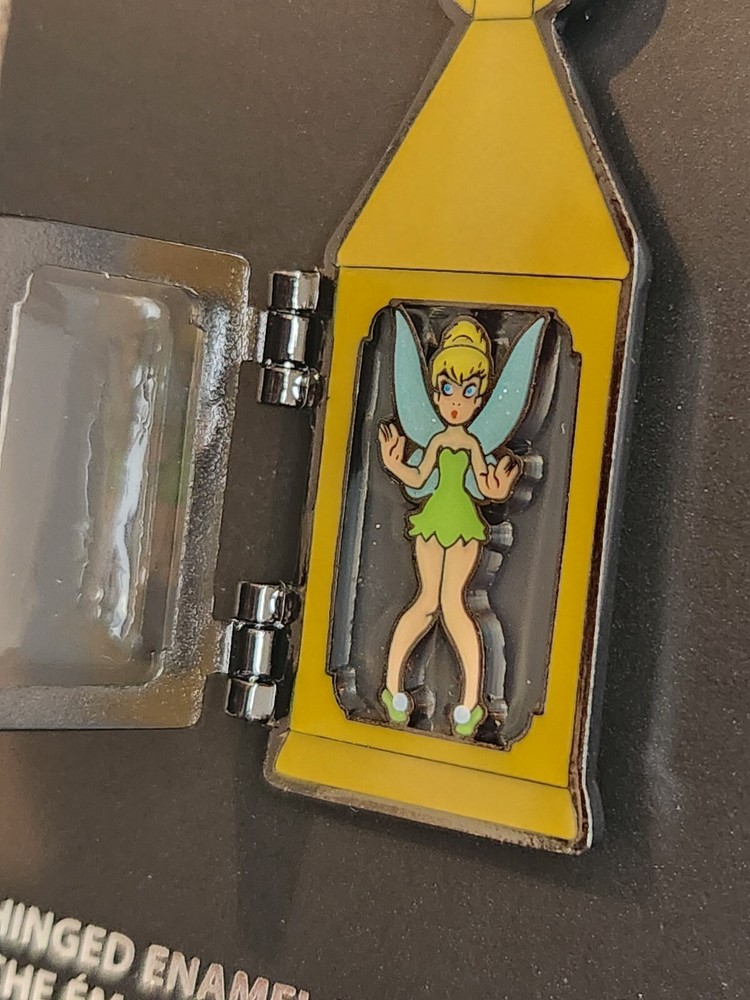 Disney Loungefly Hinged Pin Tinker Bell Peter Pan Inside a Bronze Lantern NEW