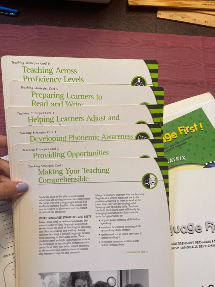 Teachers Edition Leapfrog LeapPad Language First Grade K-5