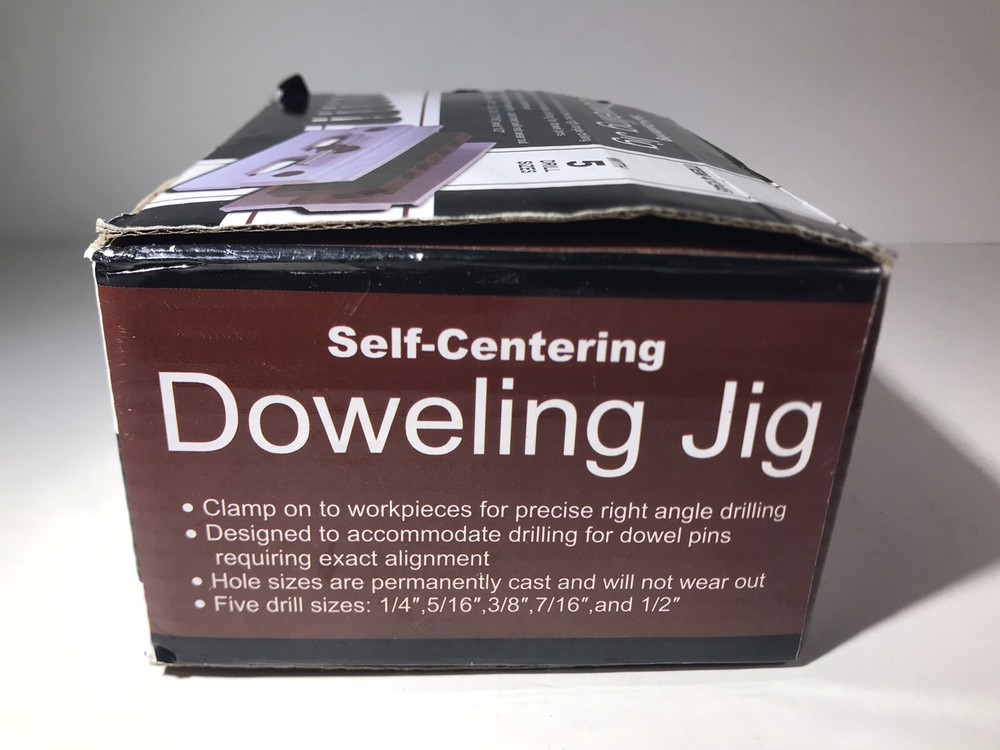 Self Centering Doweling Jig ~ 41345 ~ Precise Drilling Guide ~ Dowel Clamp Tool
