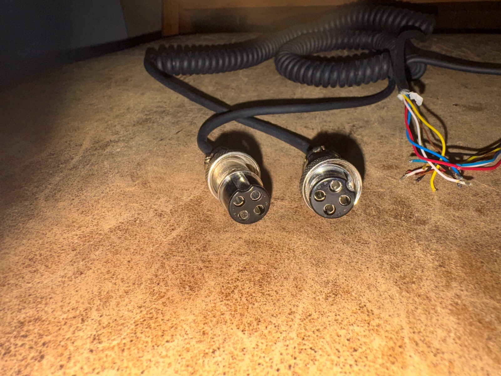 CB Radio Workman Replacement Cords Connector Microphone lot 4 Pin Turner Cobra