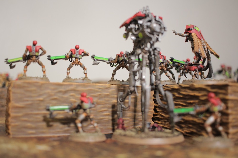Modular Trench Terrain, 40k, Trench Crusade, D&D, Painted