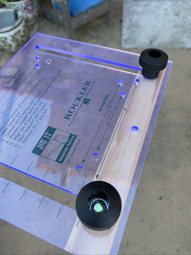 Drawer Pull Template Jig