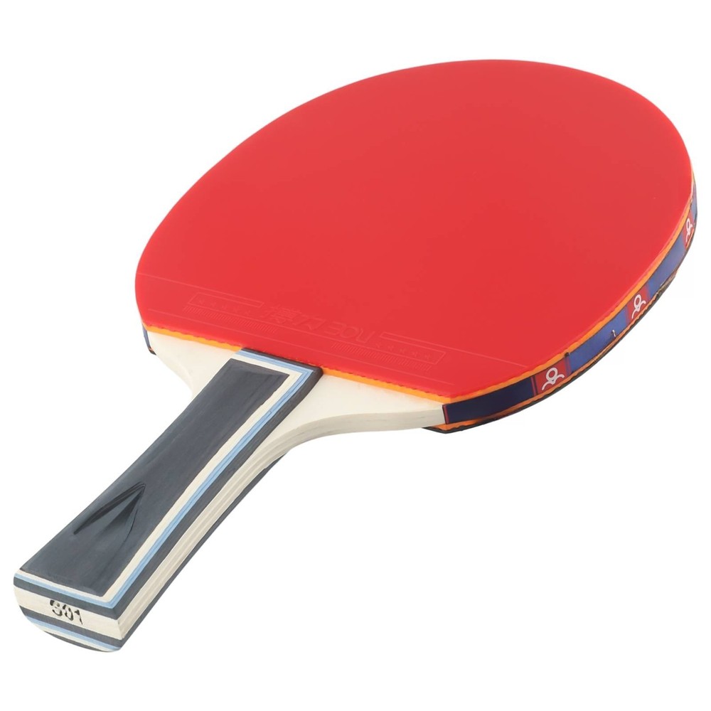 High Quality Table Tennis Racket Cross Black+Red Comfortable Double-sided