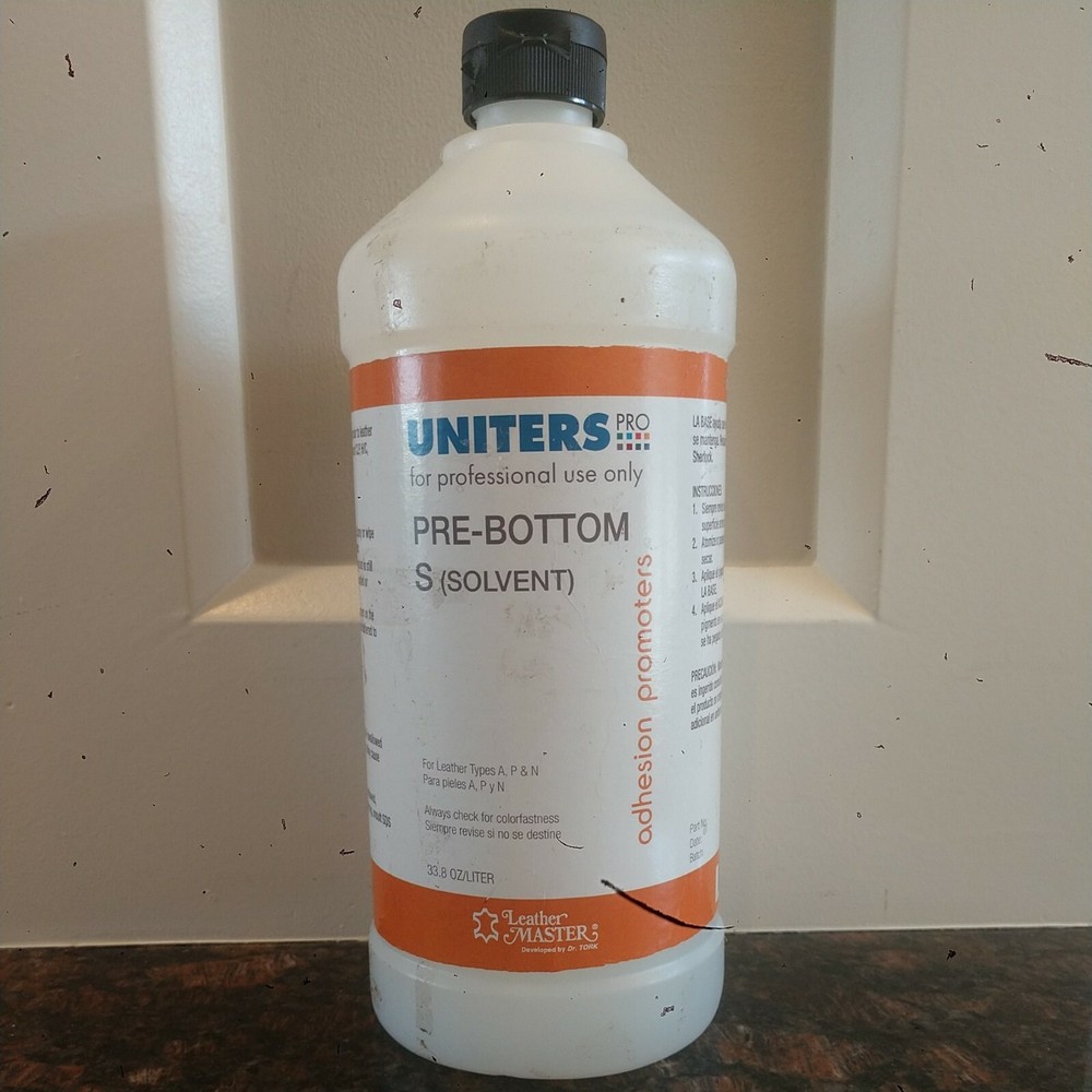 UNITERS PRE- BOTTOM S( Solvent( Adhesion Promoters) Solution For Leather  prof.