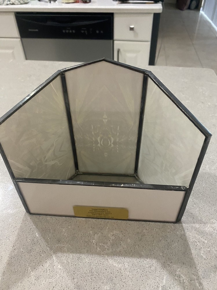 Stained Glass Candle Holder