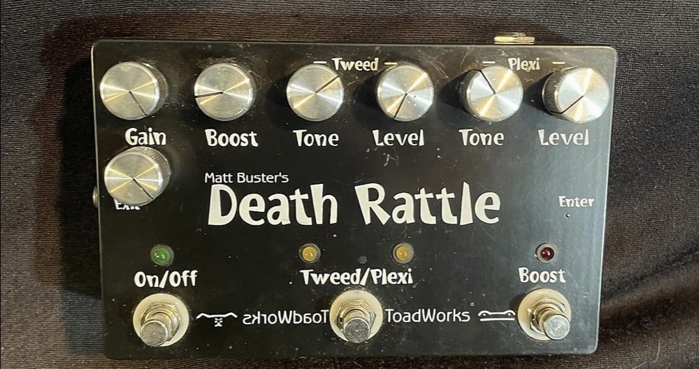 Toadworks Death Rattle V2 Overdrive/Boost Pedal