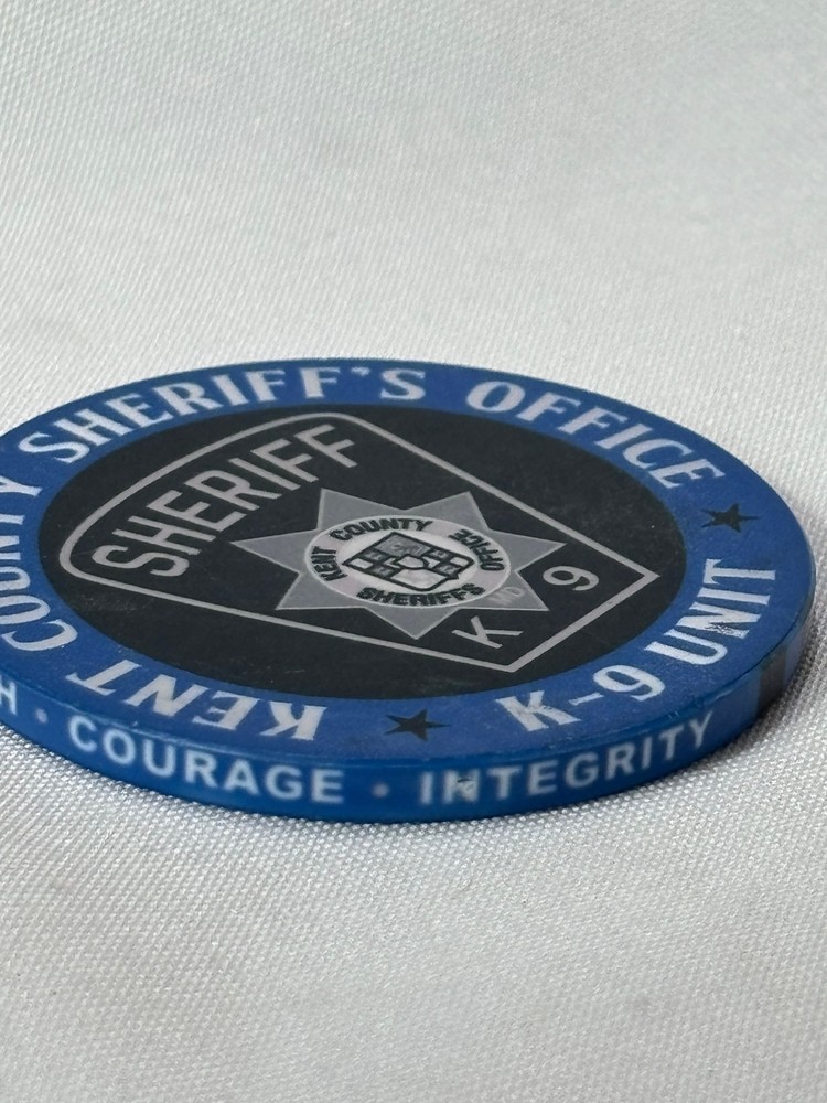 Kent County Sheriff's Office K-9 Unit Challenge Coin LOKI Narcotics & Tracking