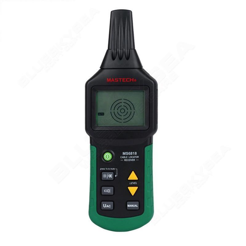For MS6818 Wire Cable Metal Pipe Portable Locator Detector Tester Line Tracker