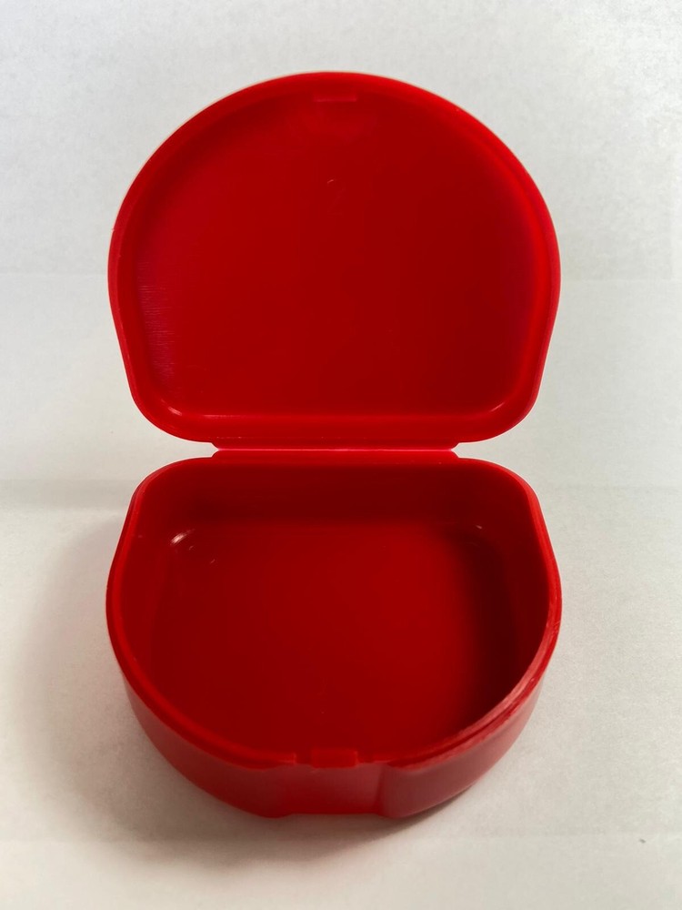 5-pcs Dental Retainer Box, Mouthguard, Denture Storage Case, Multi Color