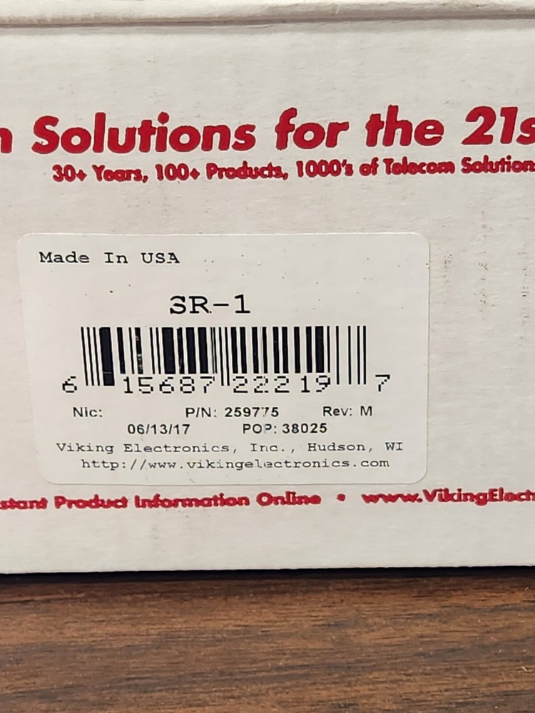 Viking electronics SR-1 Viking Single Line Loud Ringer
