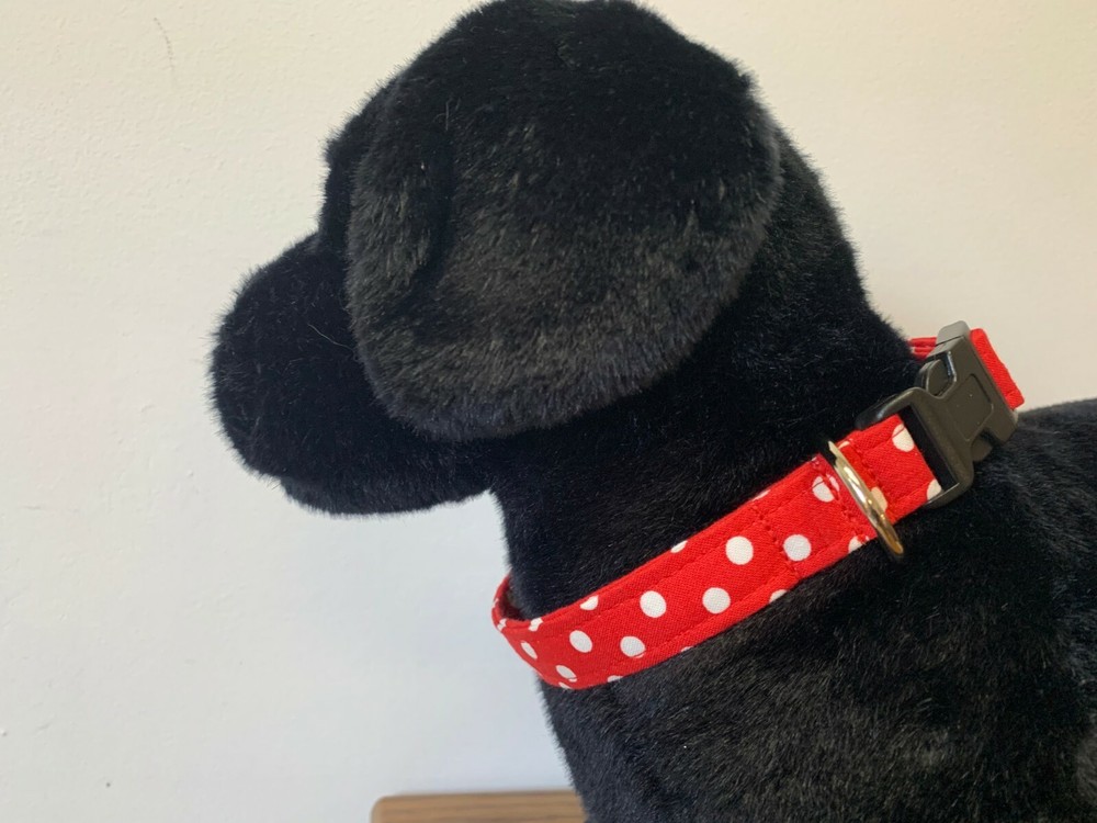 Chasin' Tail Dog Collars Retro Red Multiple Sizes